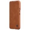 Nillkin Qin Leather Pro Case Case for Samsung Galaxy S22+ (S22 Plus) Camera Protector Holster Cover Flip Case Brown