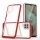 Clear 3in1 Case for Samsung Galaxy A12 5G Frame Gel Cover Red