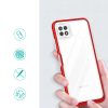 Clear 3in1 Case for Samsung Galaxy A22 5G Frame Gel Cover Red