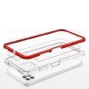 Clear 3in1 Case for Samsung Galaxy A22 5G Frame Gel Cover Red