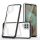 Clear 3in1 Case for Samsung Galaxy A22 4G Frame Gel Cover Black