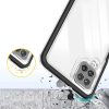 Clear 3in1 Case for Samsung Galaxy A22 4G Frame Gel Cover Black