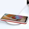 Clear 3in1 Case for Samsung Galaxy A72 4G Frame Gel Cover Red