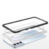 Clear 3in1 Case for Samsung Galaxy S21 + 5G (S21 Plus 5G) Frame Gel Cover Black