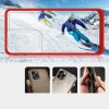 Clear 3in1 Case for Samsung Galaxy S21 Ultra 5G Frame Gel Cover Red