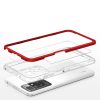 Clear 3in1 Case for Xiaomi Redmi 10 Frame Gel Cover Red