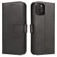 Magnet Case elegant case case cover with a flap and stand function for Motorola Moto G100 / Edge S black