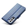 Magnet Case elegant case cover cover with a flap and stand function for Samsung Galaxy S22 Ultra blue