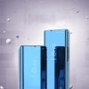 Clear View Case flip cover for Samsung Galaxy S22 Ultra blue