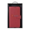 iCarer Haitang Leather Wallet Case Leather Case for Samsung Galaxy S22 + (S22 Plus) Wallet Housing Cover Red (AKSM05RD)