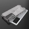 Honeycomb case armored cover with a gel frame for Samsung Galaxy S22 Ultra black