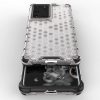 Honeycomb case armored cover with a gel frame for Samsung Galaxy S22 Ultra black