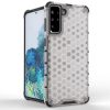 Honeycomb case armored cover with a gel frame for Samsung Galaxy S22 + (S22 Plus) blue