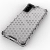 Honeycomb case armored cover with a gel frame for Samsung Galaxy S22 + (S22 Plus) blue