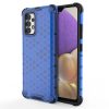 Honeycomb case armored cover with a gel frame for Samsung Galaxy A03s (166.5) blue