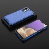 Honeycomb case armored cover with a gel frame for Samsung Galaxy A03s (166.5) blue