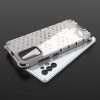 Honeycomb case armored cover with a gel frame for Samsung Galaxy A13 5G transparent