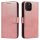 Magnet Case elegant case cover with a flap and stand function for Samsung Galaxy A03s (166.5) pink