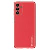 Dux Ducis Yolo elegant cover made of ecological leather for Samsung Galaxy A13 5G red