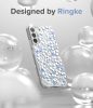 Ringke Fusion Design Armored Case Cover with Gel Frame for Samsung Galaxy S22 + (S22 Plus) transparent (Floral) (F593R31)