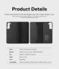 Ringke Folio Signature Flip Leather Case for Samsung Galaxy S22 + (S22 Plus) Black (FSS118R262)