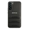 AMG AMHCS22MGSEBK S22+ S906 czarny/black hardcase Leather Debossed Lines