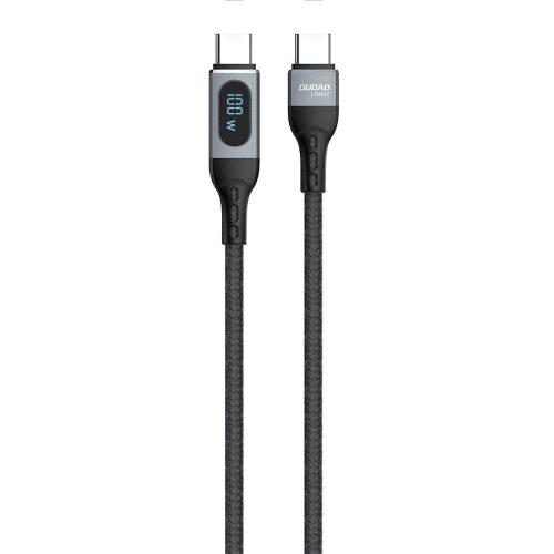 Dudao cable USB Type C - USB Type C fast charging PD 100W 1m black (L7MaxC)