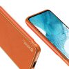 Dux Ducis Yolo elegant cover made of ecological leather for Samsung Galaxy S22 + (S22 Plus) orange