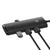 Baseus Lite Series HUB USB Type C adapter - 4x USB 3.0 2m black (WKQX030501)