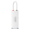 Baseus Lite Series multifunctional HUB USB Type C - 2 x USB 3.0 / USB Type C PD / HDMI 1,4 / SD / TF white (WKQX050102)