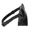 PVC waterproof pouch / waist bag - black