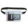 PVC waterproof pouch / waist bag - light blue