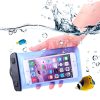 PVC waterproof armband phone case - transparent