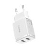 Baseus Compact charger 2x USB 10.5W white (CCXJ010202)