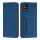 Magnet Card Case For Samsung Galaxy A12 5G Pouch Wallet Card Holder Blue