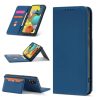 Magnet Card Case For Samsung Galaxy A12 5G Pouch Wallet Card Holder Blue