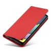 Magnet Card Case For Samsung Galaxy A12 5G Pouch Wallet Card Holder Red