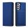 Magnet Card Case Case for Samsung Galaxy S22 + (S22 Plus) Pouch Wallet Card Holder Blue