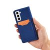 Magnet Card Case Case for Samsung Galaxy S22 + (S22 Plus) Pouch Wallet Card Holder Blue