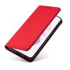 Magnet Card Case for Samsung Galaxy S22 + (S22 Plus) Pouch Wallet Card Holder Red