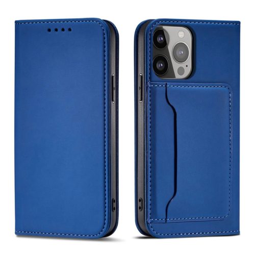 Magnet Card Case Case for Samsung Galaxy S22 Ultra Cover Card Wallet Card Holder Blue