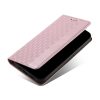 Magnet Strap Case Case for Samsung Galaxy S22 Ultra Pouch Wallet + Mini Lanyard Pendant Pink