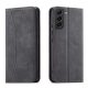 Magnet Fancy Case Case for Samsung Galaxy S22 + (S22 Plus) Pouch Wallet Card Holder Black