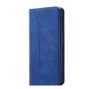 Magnet Fancy Case Case for Samsung Galaxy S22 + (S22 Plus) Pouch Wallet Card Holder Blue