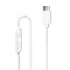 Dudao wired headphones USB Type C 1.2m white (X3B-W)