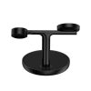 Baseus Swan inductive charger (compatible with MagSafe) stand for iPhone, Apple Watch, AirPods + 1m USB-C cable black (WXTE000101)