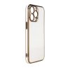 Lighting Color Case for Samsung Galaxy A13 5G gold frame gel cover white