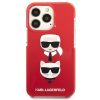 iPhone 13 Pro Karl Lagerfeld TPE Karl and Choupette tok piros (KLHCP13LTPE2TR)