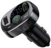 Baseus FM Transmitter T typed Bluetooth 2xUSB microSD, Black