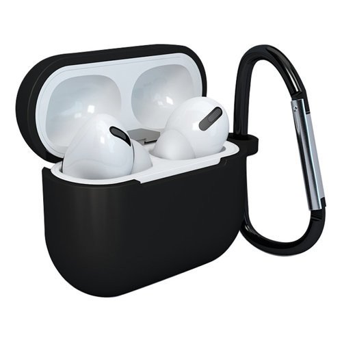 Apple AirPods 3 puha szilikon fülhallgatók tok + kulcstartó